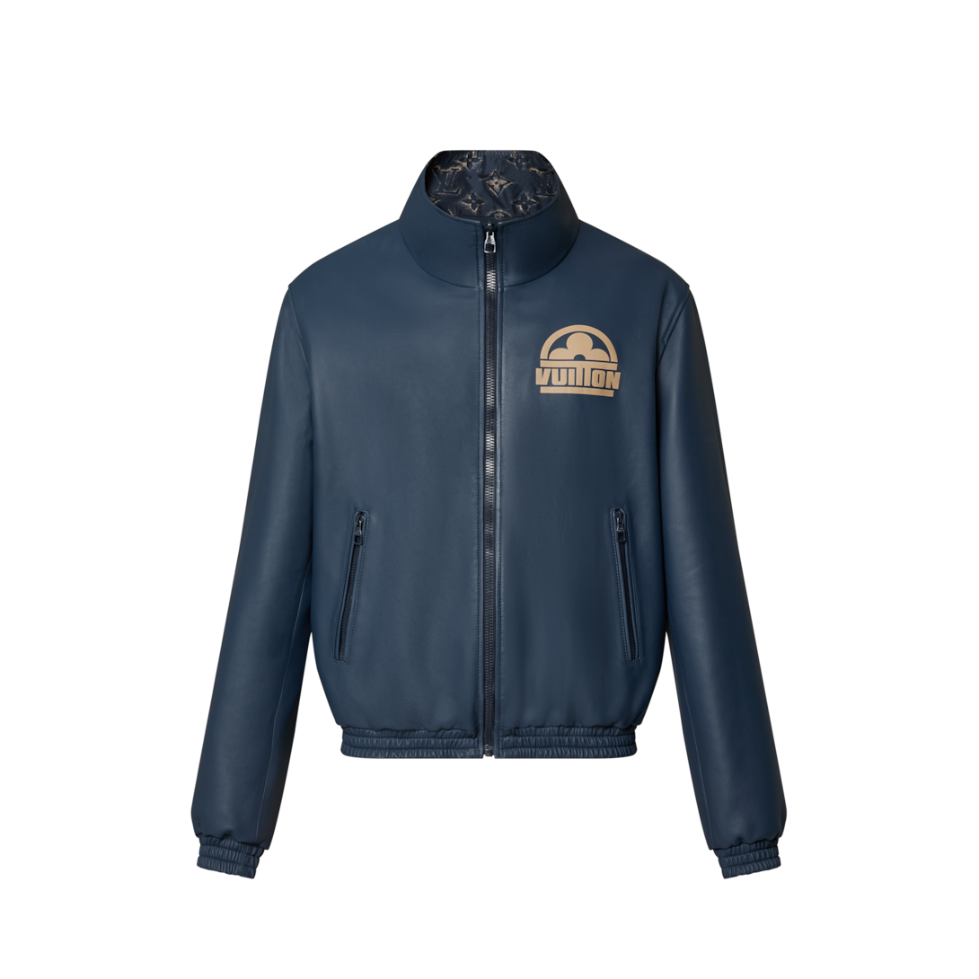 LOUIS VUITTON ジャケット 34 Jaqueta Louis Vuitton Bleached Velvet Monogram Azul Marinho | Zivē